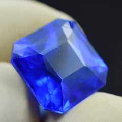 Best Offer On Tanzanite 7.30 Carat Blue Tanzanite Square Cut Certified Natural Loose Gemstone December Gemstone