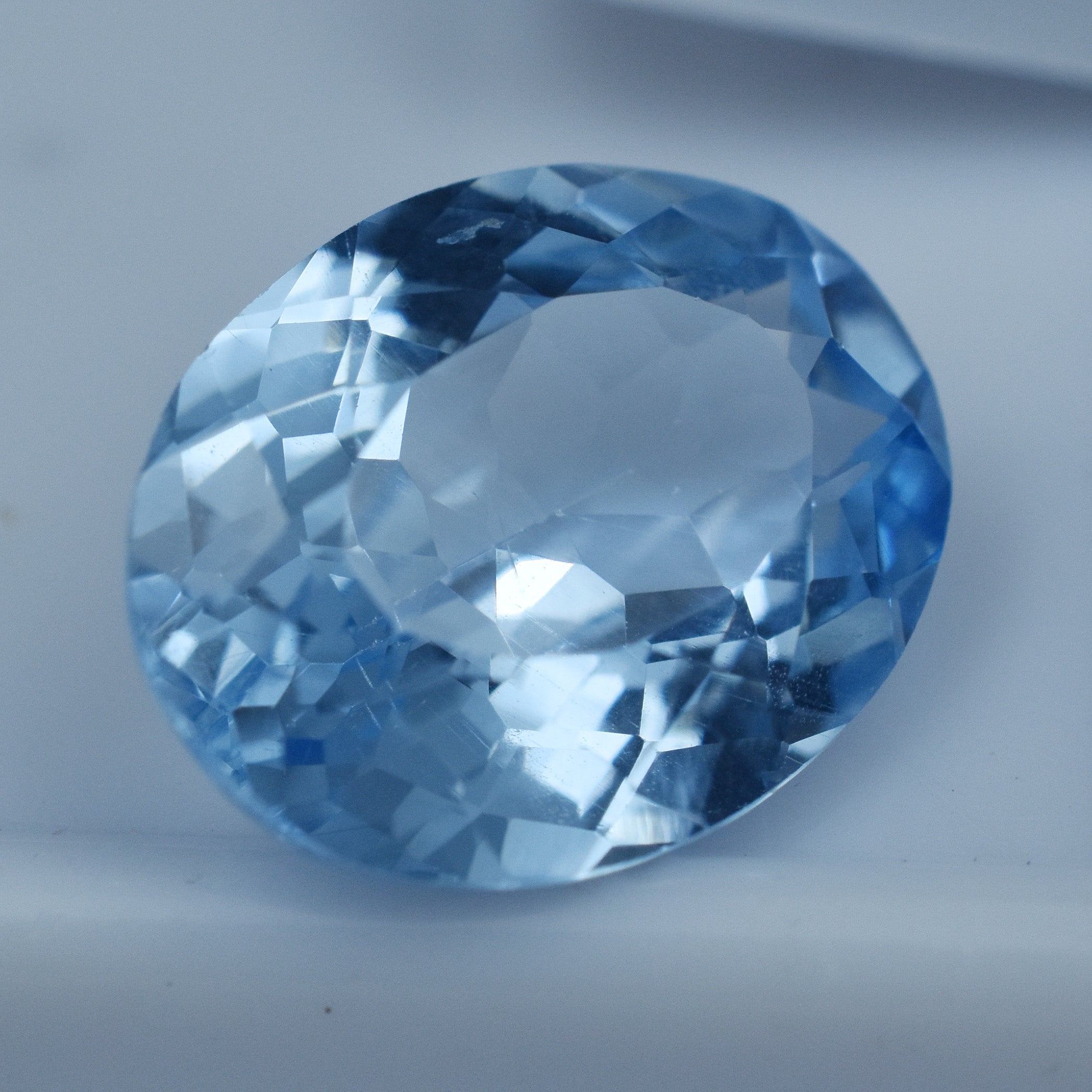 Prettiest Blue Sapphire 6.65 Carat Natural Light Blue Sapphire Oval Shape Loose Certified Gemstone