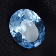 Prettiest Blue Sapphire 6.65 Carat Natural Light Blue Sapphire Oval Shape Loose Certified Gemstone