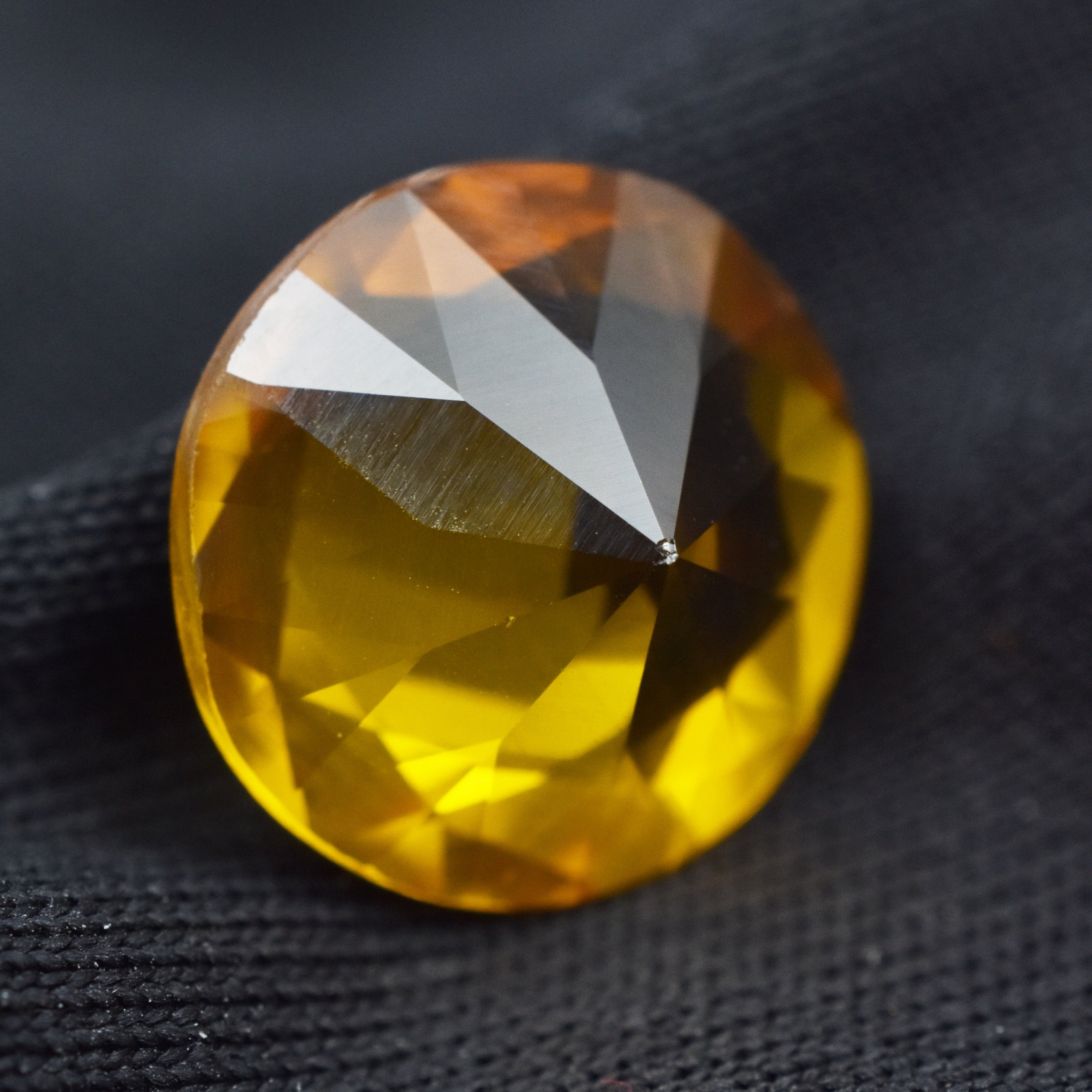 Sapphire Gem Jewelry 6.15 Carat Yellow Sapphire Round Cut Natural Certified Loose Gemstone Best For Good Fortune and Prosperity