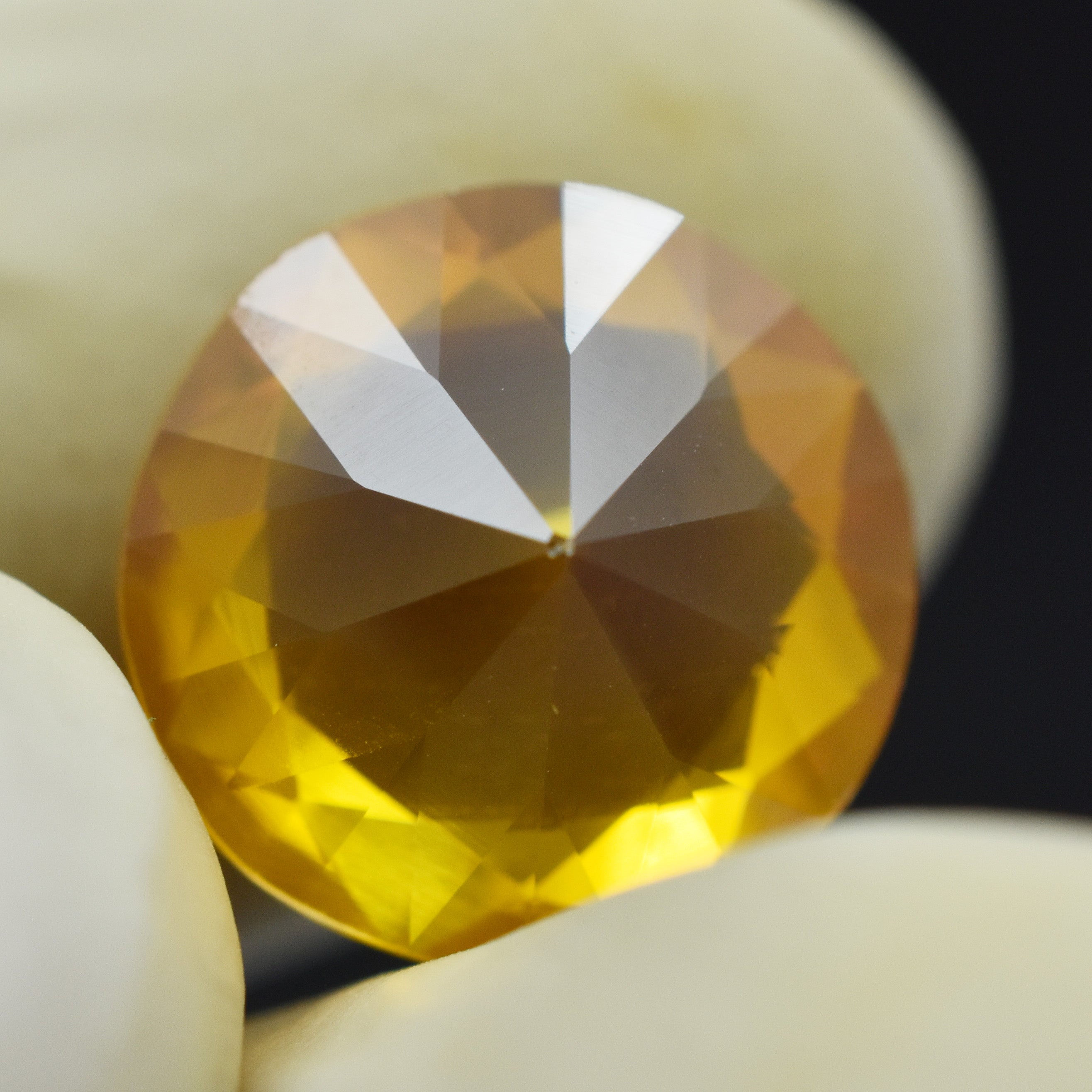 Sapphire Gem Jewelry 6.15 Carat Yellow Sapphire Round Cut Natural Certified Loose Gemstone Best For Good Fortune and Prosperity