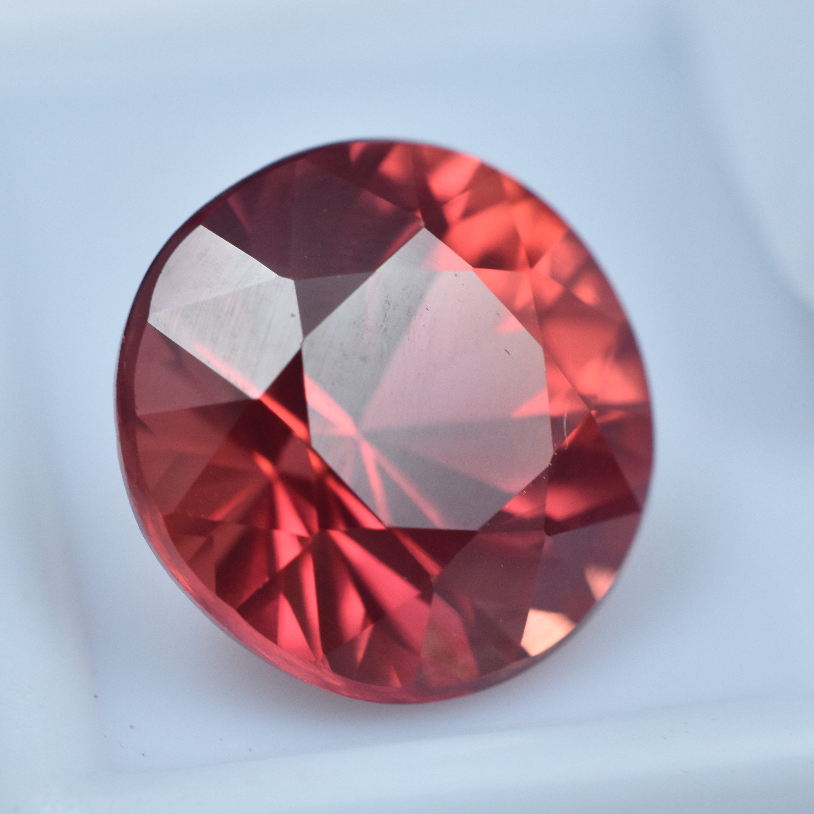 Beautiful Padparadscha Sapphire 8.45 Carat Rare Gem Certified Natural Padparadscha Sapphire Round Shape Loose Gemstone