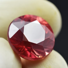 Beautiful Padparadscha Sapphire 8.45 Carat Rare Gem Certified Natural Padparadscha Sapphire Round Shape Loose Gemstone