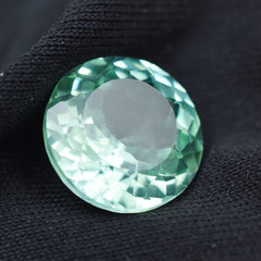 Montana Sapphire 6.90 Carat Round Shape Natural Bluish Green Color Sapphire Certified Loose Gemstone Sapphire Green