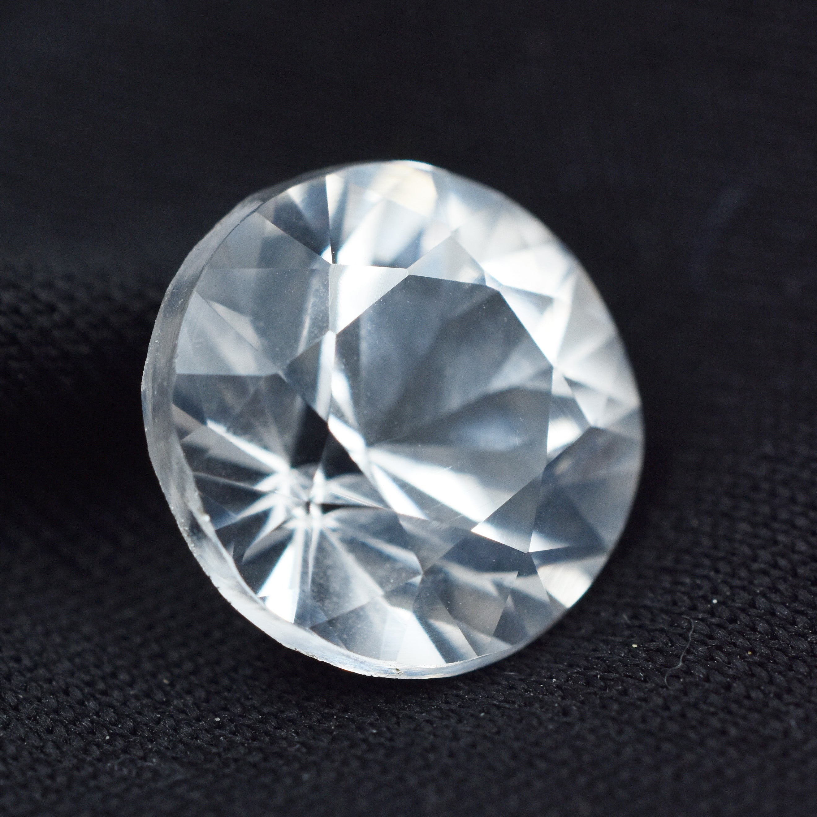 Glistening White Sapphire 6.45 Carat Round Shape Certified Natural White Loose Gemstone Most Demandable Stone