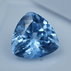 Amazing Sapphire Gemstone 4.20 Carat Trillion Cut Certified Sapphire Light Blue Natural Loose Gemstone Free Shipment