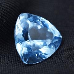 Amazing Sapphire Gemstone 4.20 Carat Trillion Cut Certified Sapphire Light Blue Natural Loose Gemstone Free Shipment