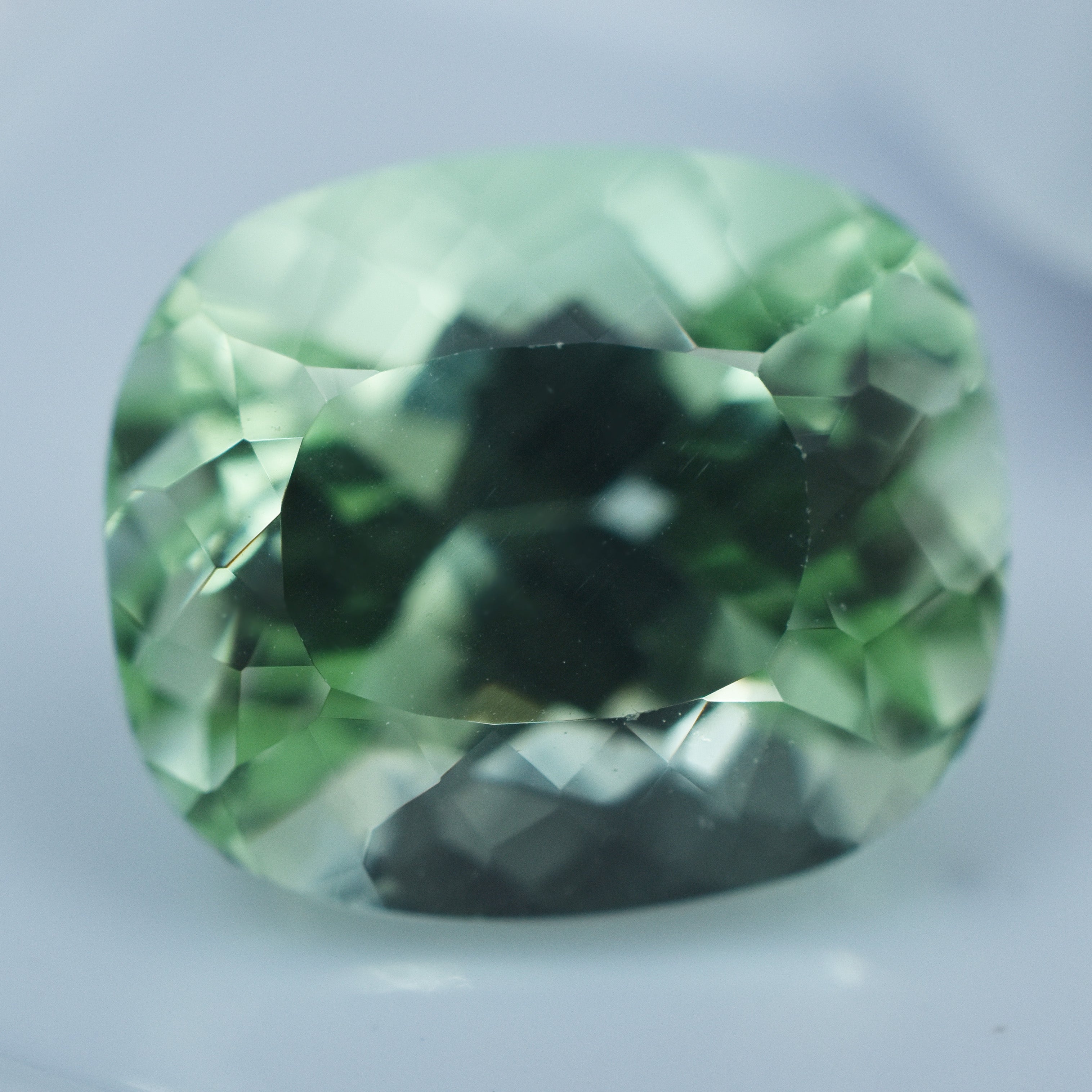 Montana Sapphire 7.25 Carat Certified Cushion Shape Bluish Green Natural Loose Gemstone On Demand Sapphire Gem