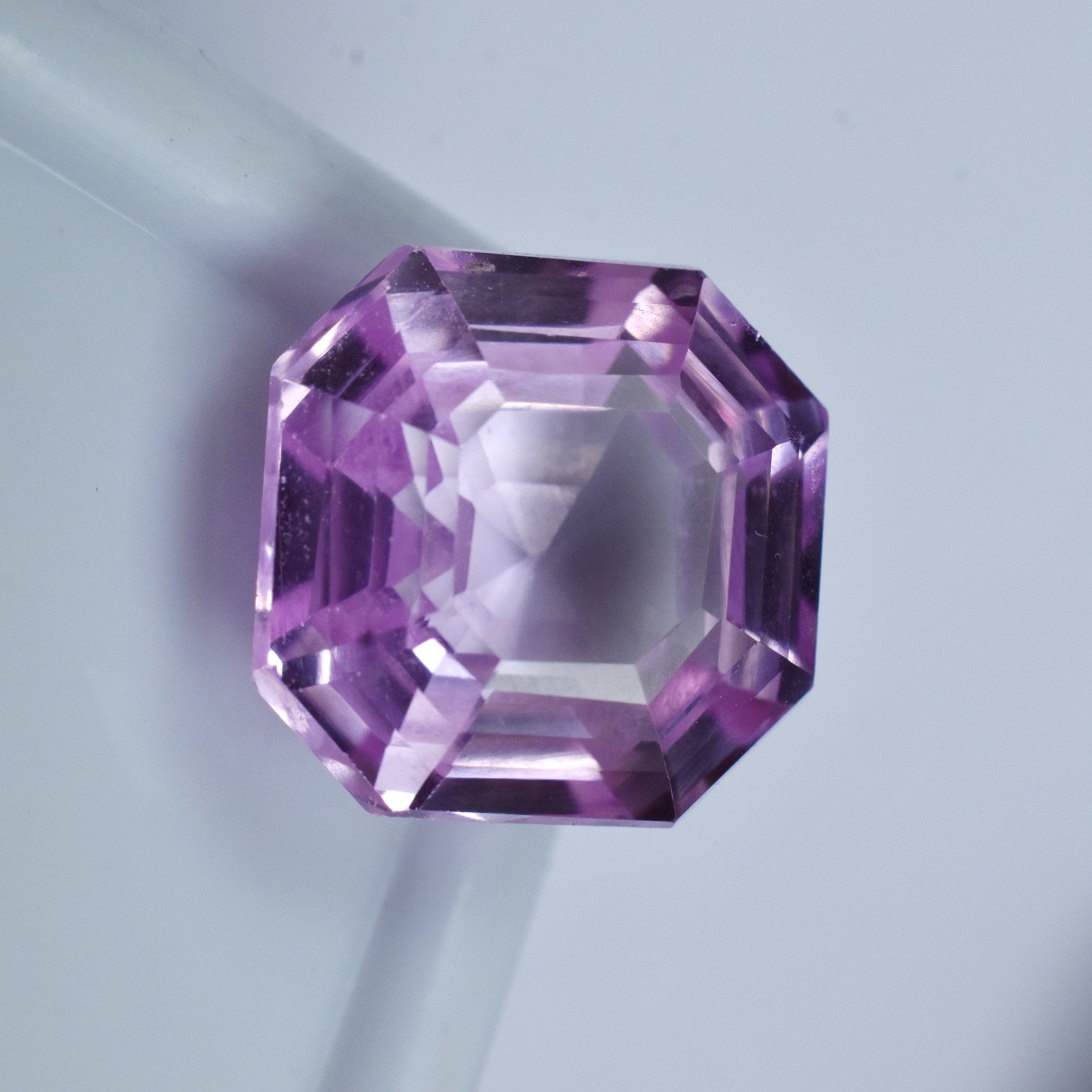 Natural Pink Sapphire 10.15 Carat Square Cut Certified Loose Gemstone From Sri-Lanka Sapphire Stone Best for Jewelry Making & Gift For Friends