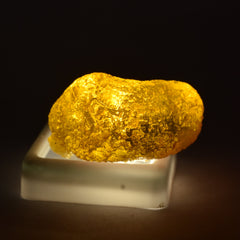 CERTIFIED Rough From Madagascar !!! 35.62 Ct Natural Yellow Amber Uncut Raw Rough Loose Gemstone | Free Delivery Free Gift | Gift For Her / Him