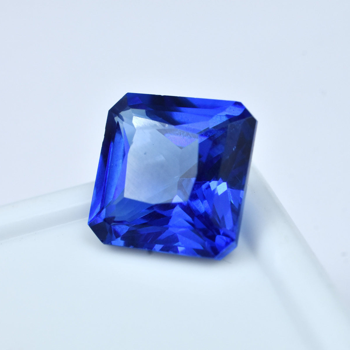 Best Offer On Tanzanite Gem Natural 9.60 Carat Blue Tanzanite Square Cut Certified Loose Gemstone Best For Engagements Rings Tanzanite Gemstone