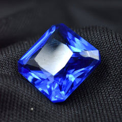 Best Offer On Tanzanite Gem Natural 9.60 Carat Blue Tanzanite Square Cut Certified Loose Gemstone Best For Engagements Rings Tanzanite Gemstone