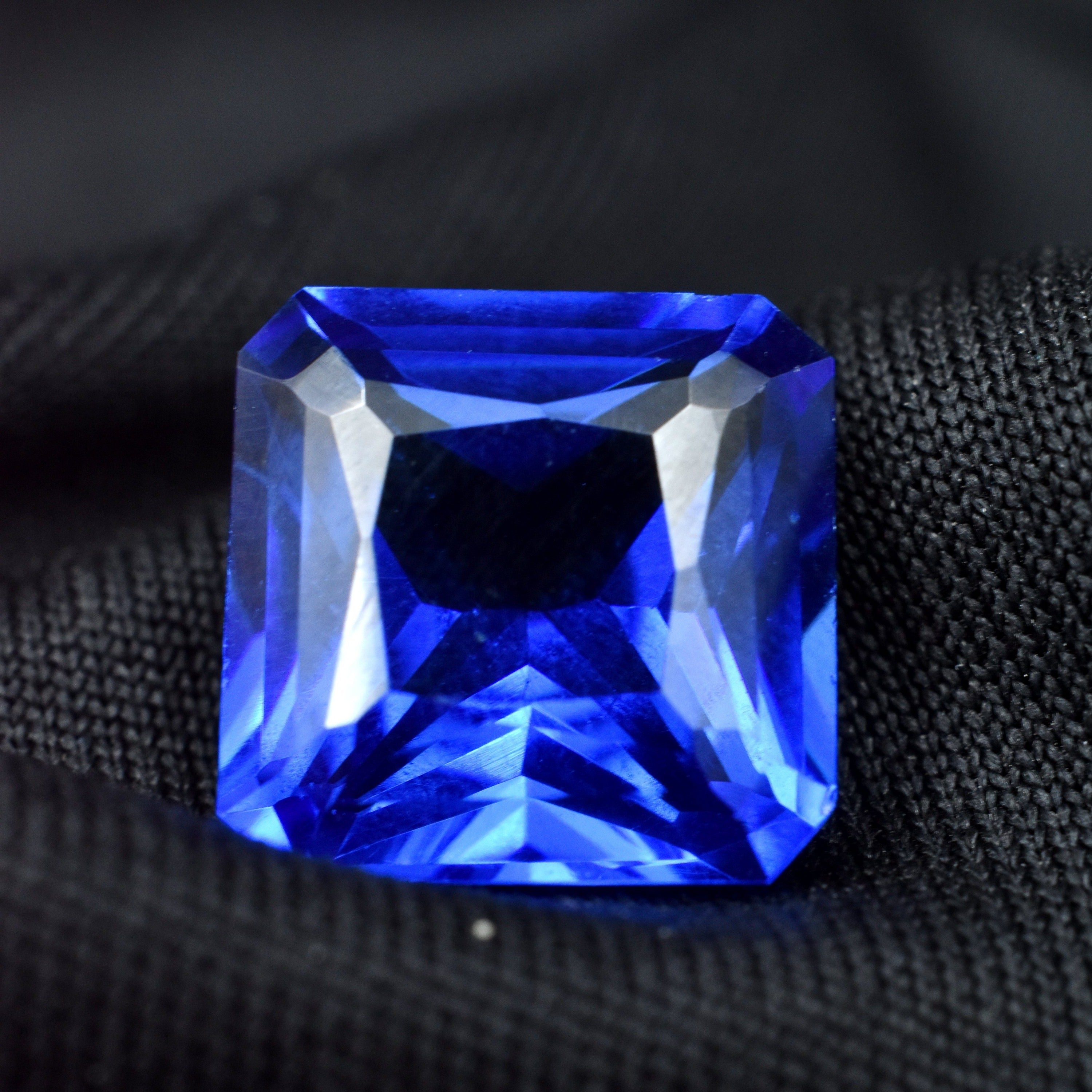 Best Offer On Tanzanite Gem Natural 9.60 Carat Blue Tanzanite Square Cut Certified Loose Gemstone Best For Engagements Rings Tanzanite Gemstone