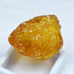 Certified Uncut Rough 31.52 Carat Natural Baltic Amber Yellow Rough Earth Mined Certified Loose Gemstone Madagascar Huge  Size Amber Rough For Jewelry Making