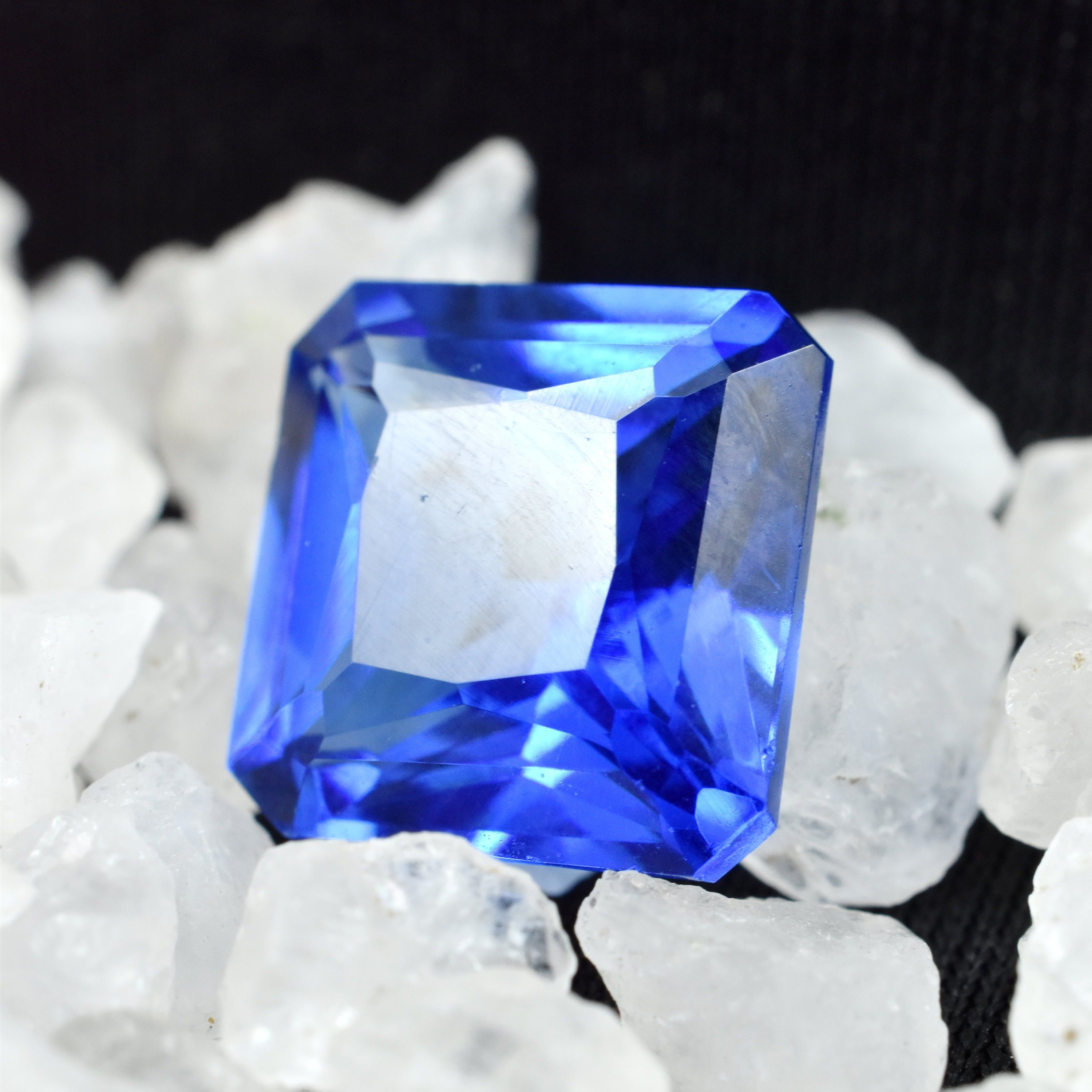 Best Offer On Tanzanite Gem Natural 9.60 Carat Blue Tanzanite Square Cut Certified Loose Gemstone Best For Engagements Rings Tanzanite Gemstone