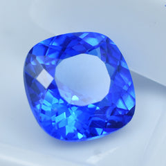 For Beautiful Jewelry Certified Tanzanite 4.50 Carat Square Cushion Shape Natural Blue Tanzanite Loose Gemstone