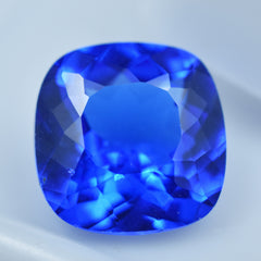 For Beautiful Jewelry Certified Tanzanite 4.50 Carat Square Cushion Shape Natural Blue Tanzanite Loose Gemstone