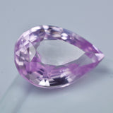 Beautiful Sapphire Gemstone From Sri-Lanka 10.25 Carat Pear Cut Natural Sapphire Pink Certified Loose Gemstone Pendant Size Sapphire