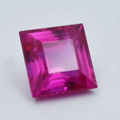 13.15 Carat Prettiest Pink Ruby Gemstone Square Cut Certified Natural Pink Gemstone Best For Jewelry Collection