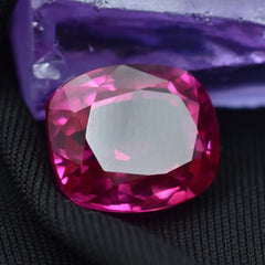 13.85 Carat Cushion Cut Natural Pink Sapphire Certified Loose Gemstone Best Gift For Your Friends & Family Free Shipping