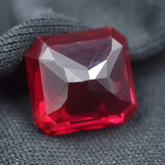 Amazing Offer On Ruby Gem 7.35 Carat Burmese Ruby Certified Natural Loose Gemstone Emerald Cut Red Bloody Ruby