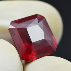 Amazing Offer On Ruby Gem 7.35 Carat Burmese Ruby Certified Natural Loose Gemstone Emerald Cut Red Bloody Ruby