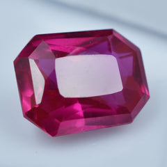 Hurry For Best Offer 6.30 Carat Emerald Cut Certified Natural Pink Ruby Loose Gemstone Free Shipment