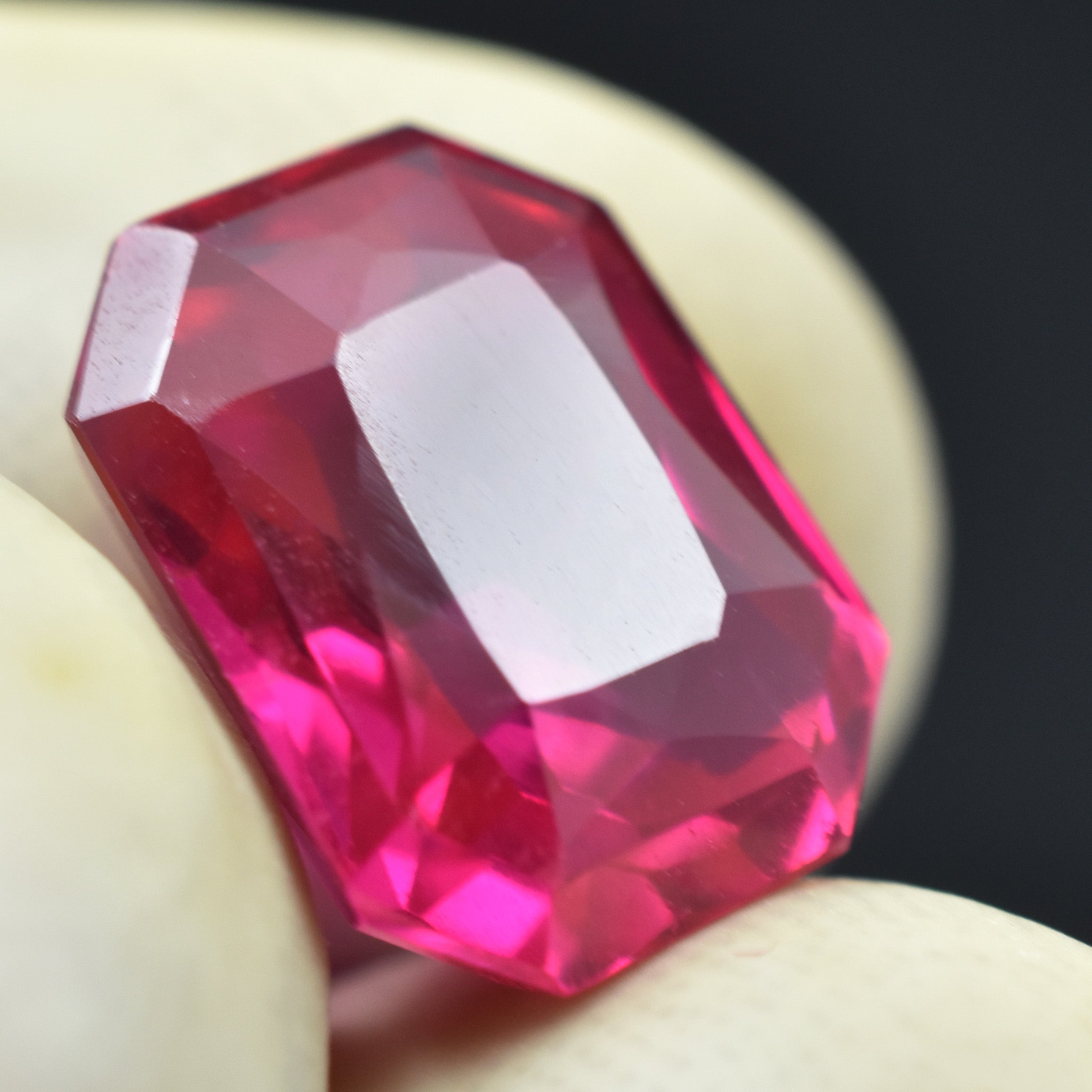 Hurry For Best Offer 6.30 Carat Emerald Cut Certified Natural Pink Ruby Loose Gemstone Free Shipment