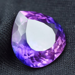 7.35 Carat Pear Cut Natural Purple Tanzanite Certified Loose Gemstone Brilliant Cut Tanzanite Gem