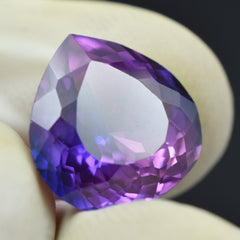 7.35 Carat Pear Cut Natural Purple Tanzanite Certified Loose Gemstone Brilliant Cut Tanzanite Gem