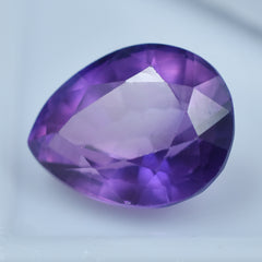 Natural 5.35 Carat Purple Tanzanite Pear Shape Certified Loose Gemstone Manage Spiritual Growth & Balance and Harmony