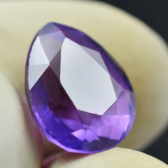 Natural 5.35 Carat Purple Tanzanite Pear Shape Certified Loose Gemstone Manage Spiritual Growth & Balance and Harmony