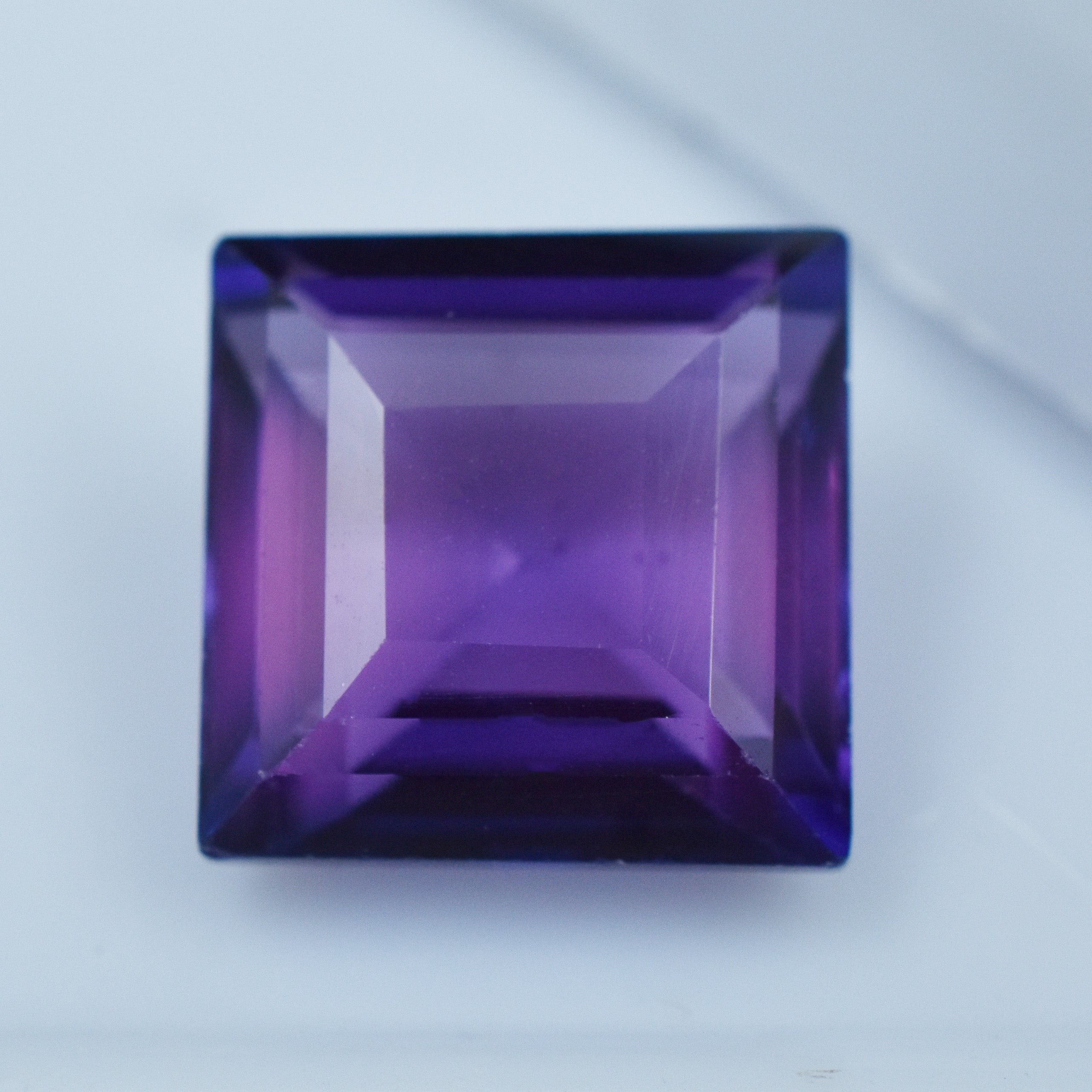 Natural 6.85 Carat Purple Tanzanite Square Shape Certified Loose Gemstone Best For Investment Potential & Rarity&