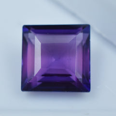 Natural 6.85 Carat Purple Tanzanite Square Shape Certified Loose Gemstone Best For Investment Potential & Rarity&