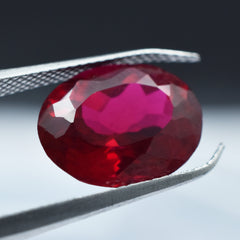 Mozambique Best Ruby 5.05 Carat Oval Shape Certified Natural Red Ruby Loose Gemstone Protection and Courage Ruby Gem