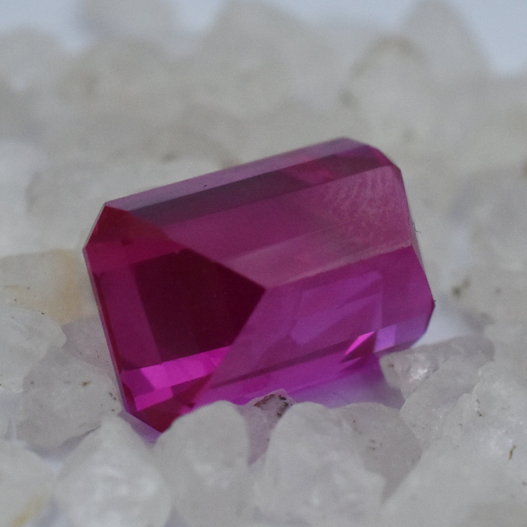 Faceted 20.15 Ct Natural Ruby Burma Pink Ruby Emerald Cut Certified Loose Gemstone Jewelry Accessory/Gift Gem