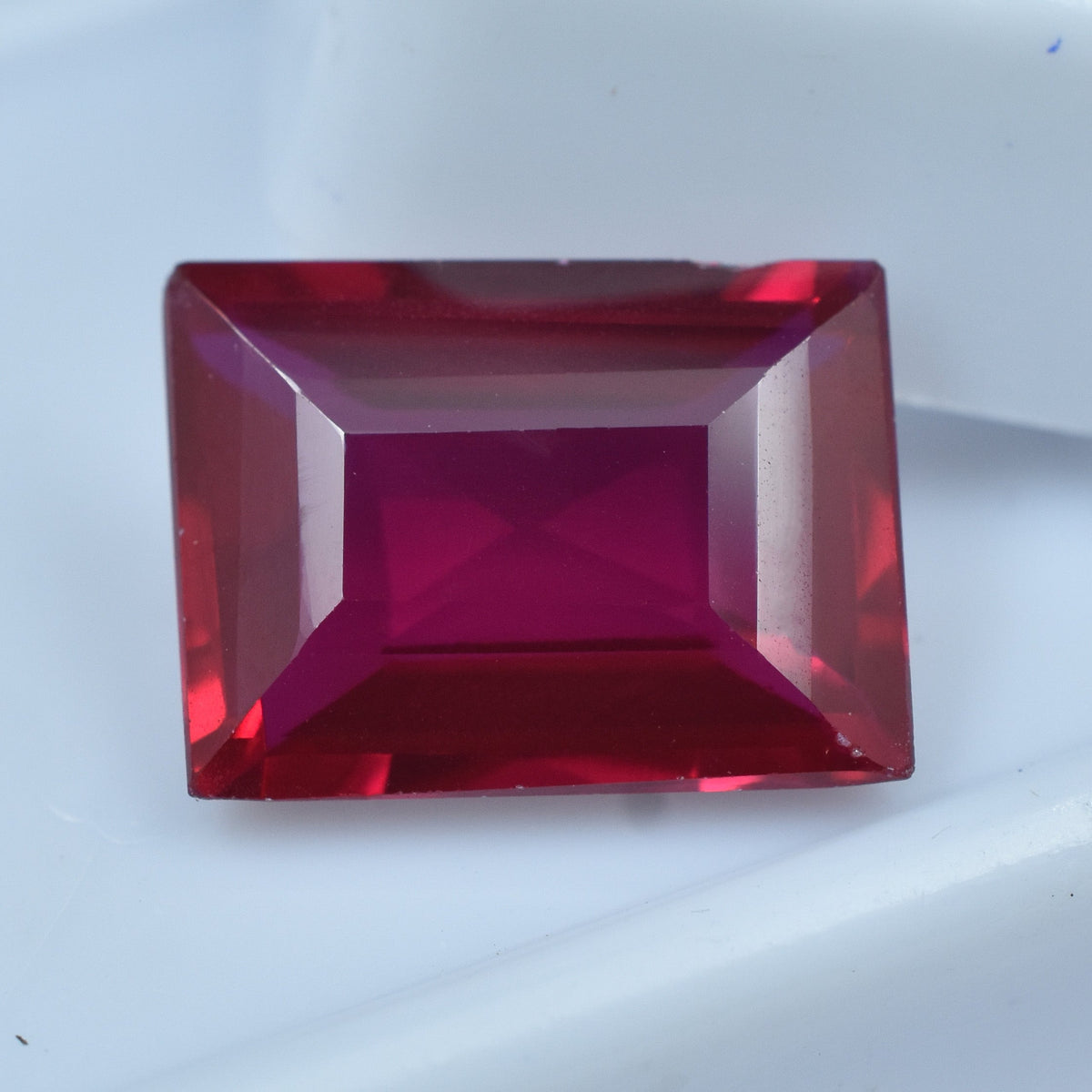 Amazing Ruby 7.40 Carat Emerald Cut Red Ruby Natural Loose Certified Gemstone Ruby Red Known For Symbol of Love and Passion