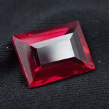 Amazing Ruby 7.40 Carat Emerald Cut Red Ruby Natural Loose Certified Gemstone Ruby Red Known For Symbol of Love and Passion