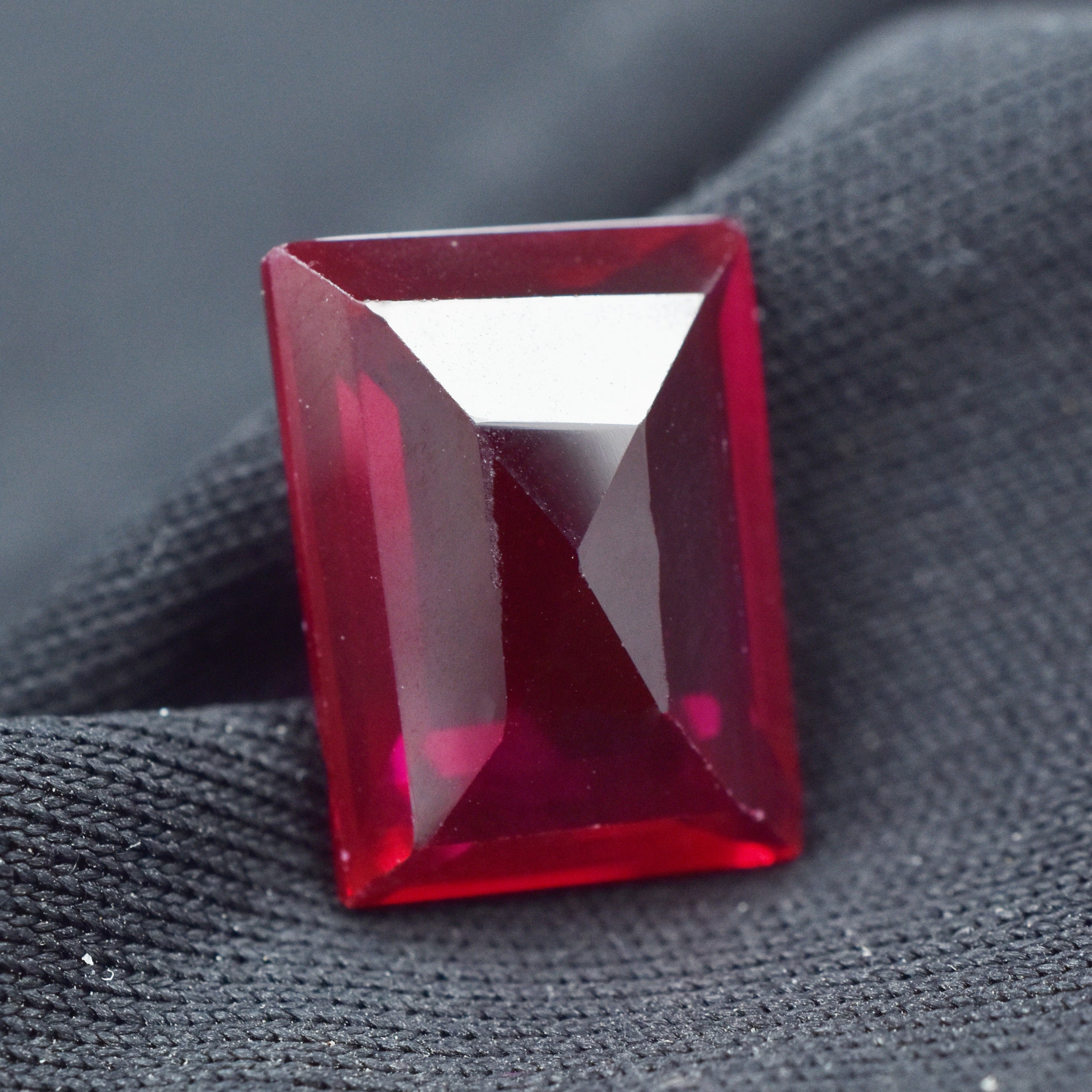 Amazing Ruby 7.40 Carat Emerald Cut Red Ruby Natural Loose Certified Gemstone Ruby Red Known For Symbol of Love and Passion