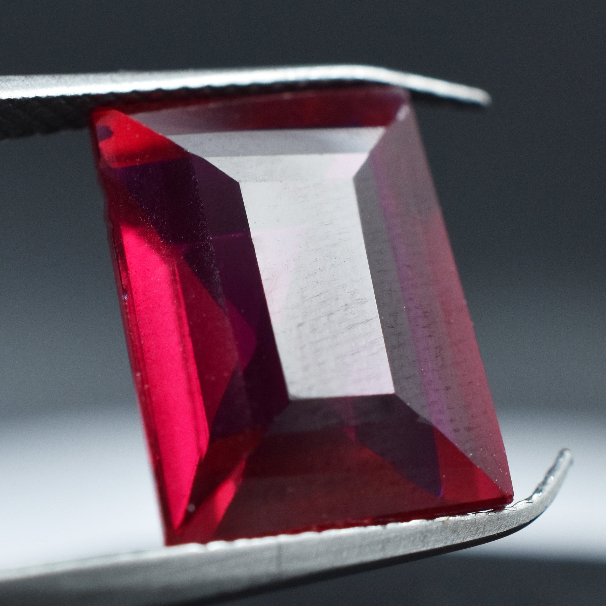 Amazing Ruby 7.40 Carat Emerald Cut Red Ruby Natural Loose Certified Gemstone Ruby Red Known For Symbol of Love and Passion