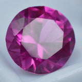 Sapphire Pink Round Cut 6.30 Carat Certified Pink Sapphire Natural Loose Gemstone Free Shipping Amazing Sparkling Gem