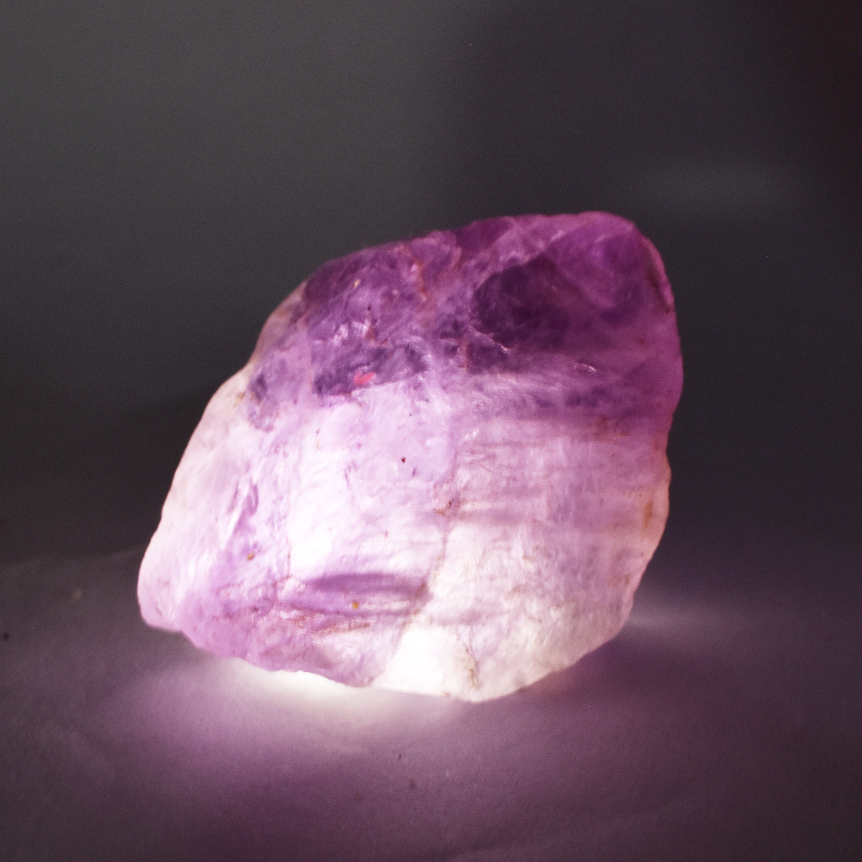 Natural Purple Ametrine Uncut Raw Rough 284.05 Ct Loose Gemstone CERTIFIED Rough Amazing Quality Healing Earth Mined Uncut Shape Big Stone Chunk Gemstone From