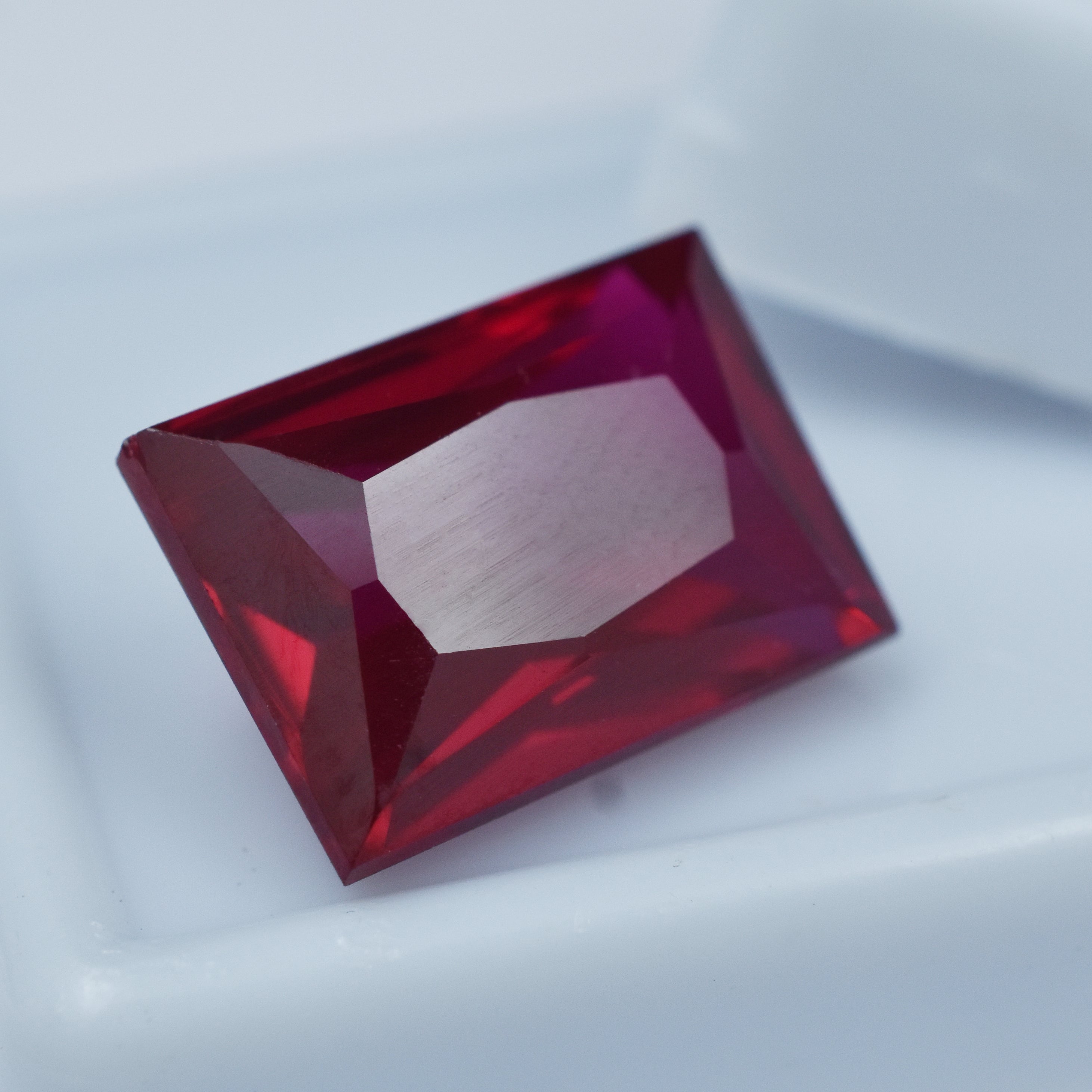 Natural Rubies Red From Burma 11.50 Carat Certified Red Ruby Natural Emerald Cut Loose Gemstone Best Burmese Ruby Red Gemstone