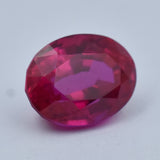 26.15 Ct Certified Pink Sapphire Oval Pink Sapphire Natural Sapphire Certified Loose Gemstone Modern Unique Cut Pink Sapphire for Women's Jewelry Making