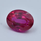 26.15 Ct Certified Pink Sapphire Oval Pink Sapphire Natural Sapphire Certified Loose Gemstone Modern Unique Cut Pink Sapphire for Women's Jewelry Making