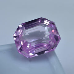 Natural 7.60 Carat Emerald Shape Pink Sapphire Flawless Ceylon Sapphire From Sri Lanka Loose Gemstone