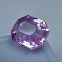 Natural 7.60 Carat Emerald Shape Pink Sapphire Flawless Ceylon Sapphire From Sri Lanka Loose Gemstone