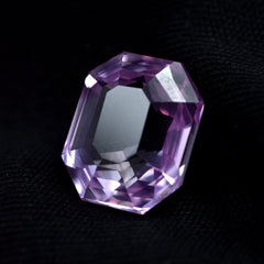 Natural 7.60 Carat Emerald Shape Pink Sapphire Flawless Ceylon Sapphire From Sri Lanka Loose Gemstone