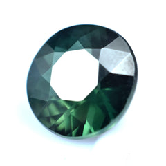 Natural Sapphire 5.40 Carat Deep Green Sapphire Round Shape Natural Certified Sapphire Loose Gemstone