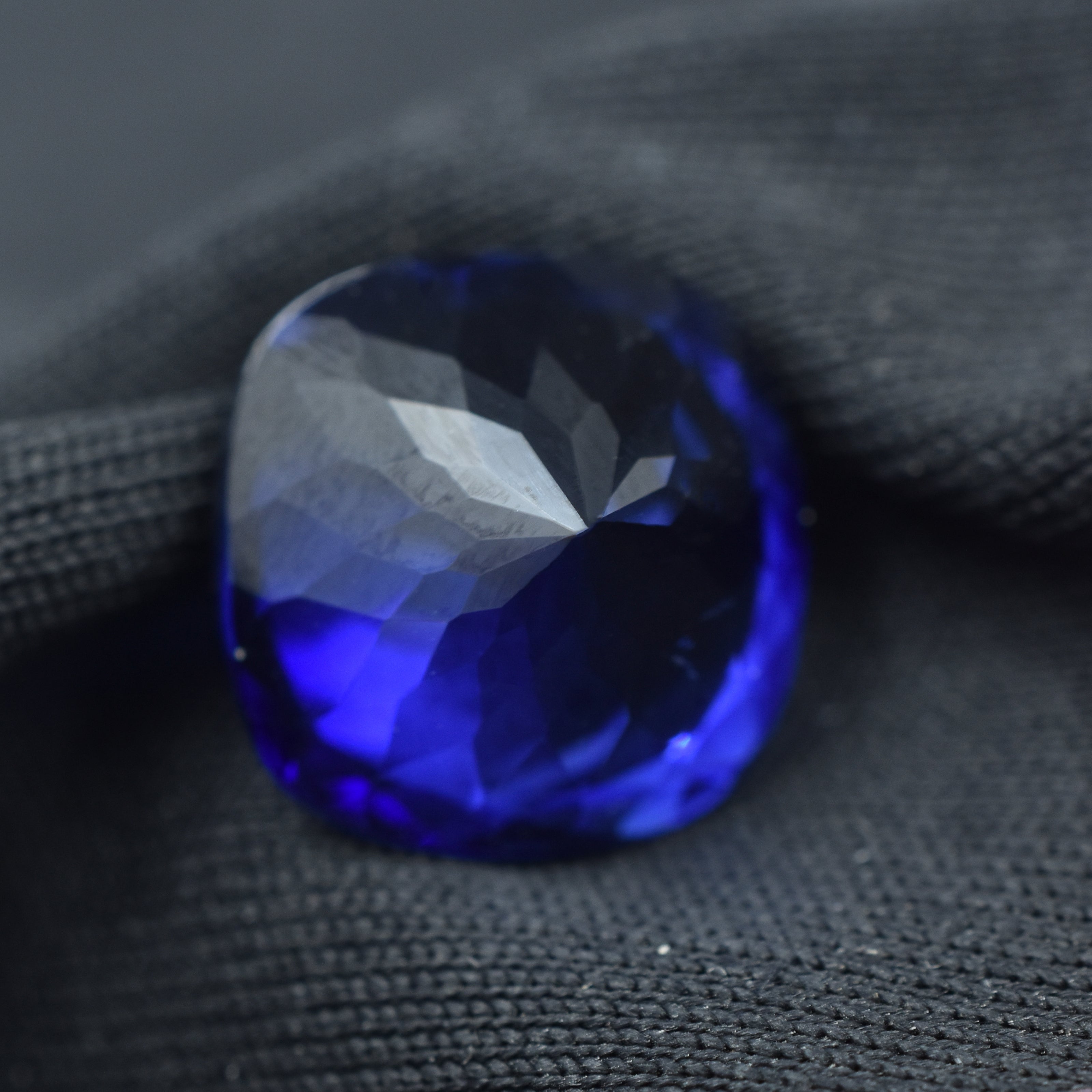 Tanzanite Gemstone 9.10 Carat Square Cushion Cut Certified Natural Loose Blue Tanzanite Gemstone Best For Ethical Sourcing Tanzanite Gem